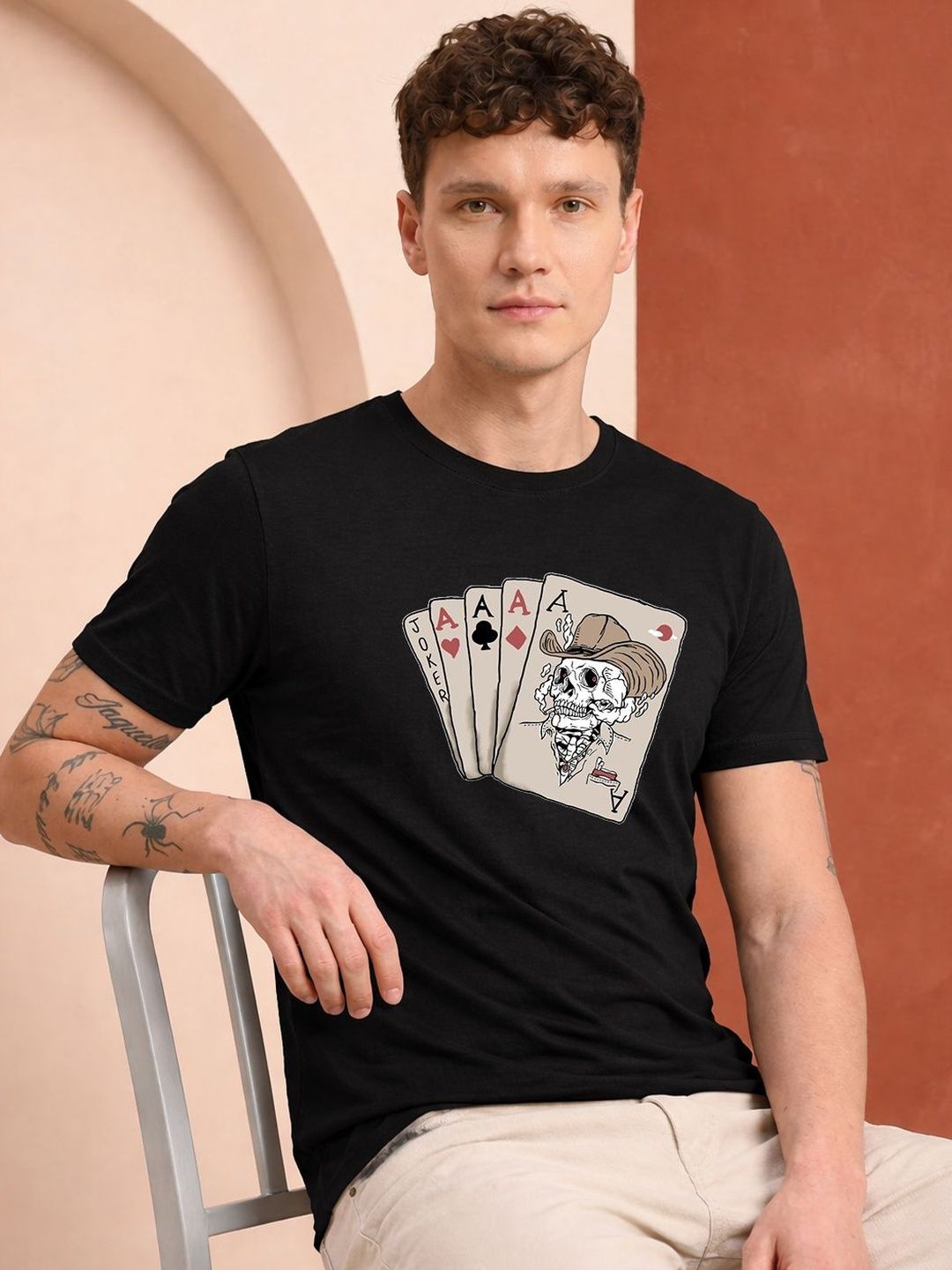 HERE&NOW Men Printed T-shirt