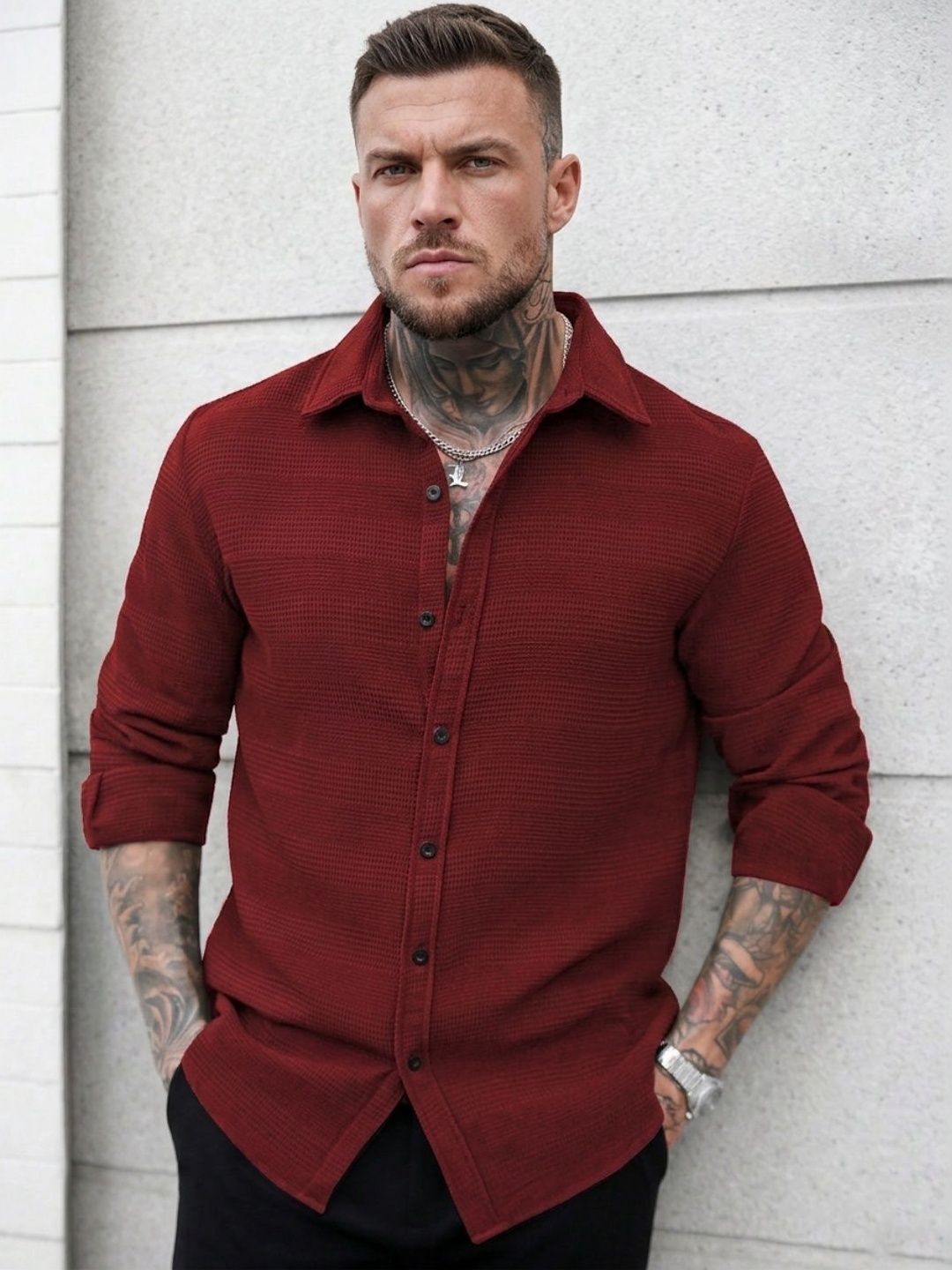 SZN Men Classic Casual Shirt