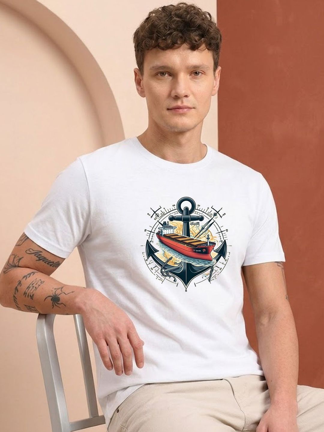 HERE&NOW Men Printed T-shirt