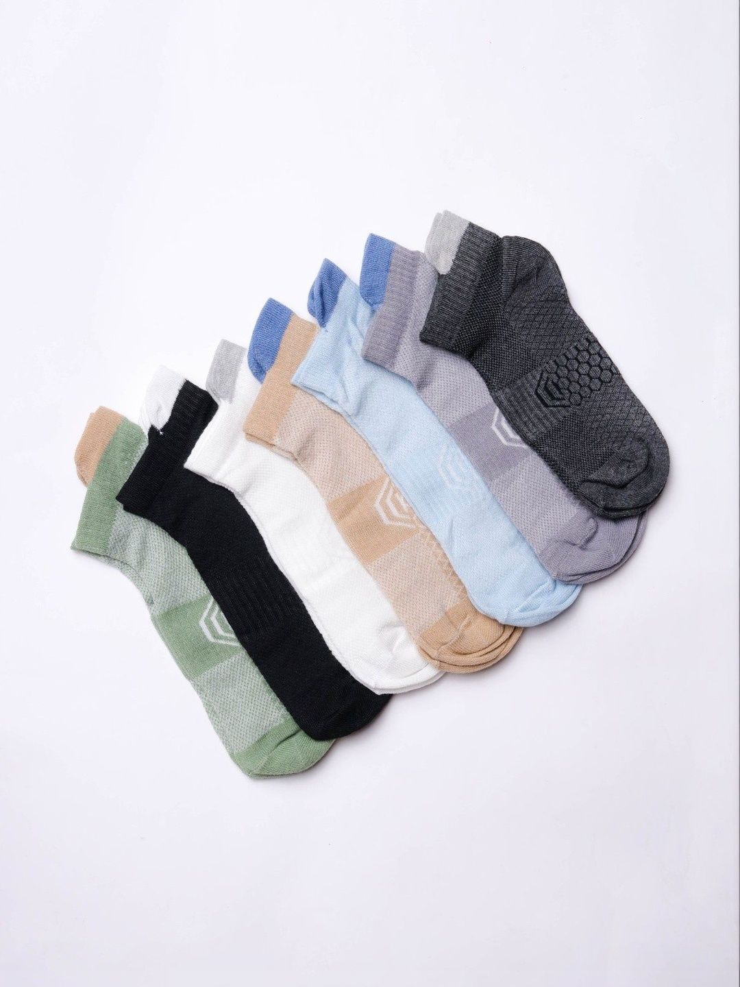 Sloxie Men Pack of 7 Cotton Assorted Socks
