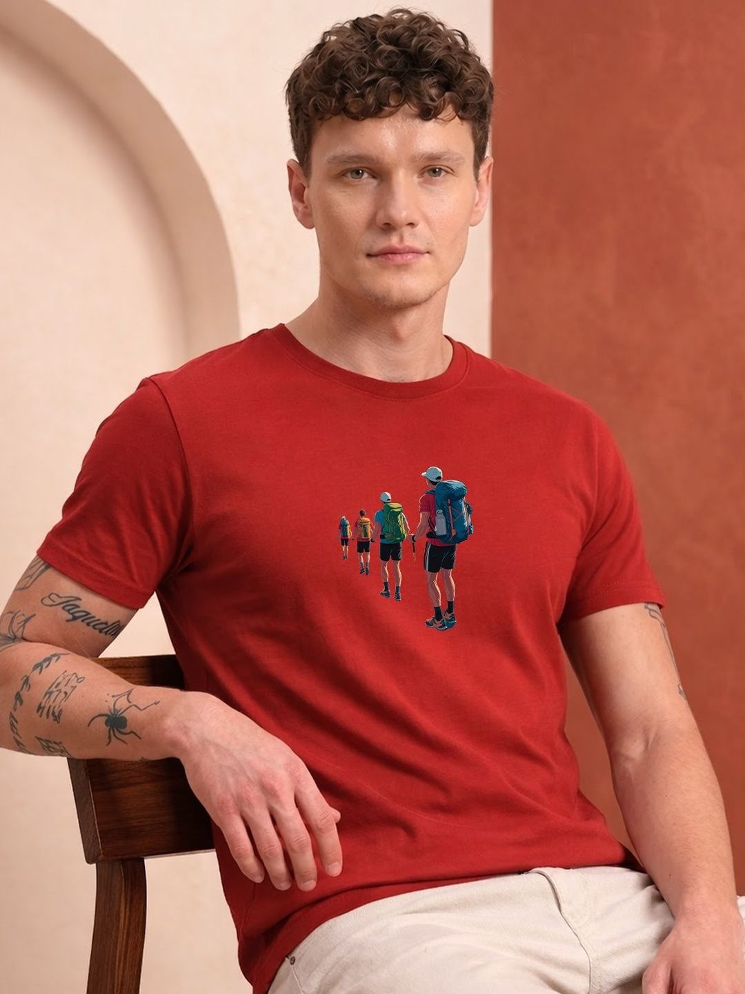 HERE&NOW Men Printed T-shirt