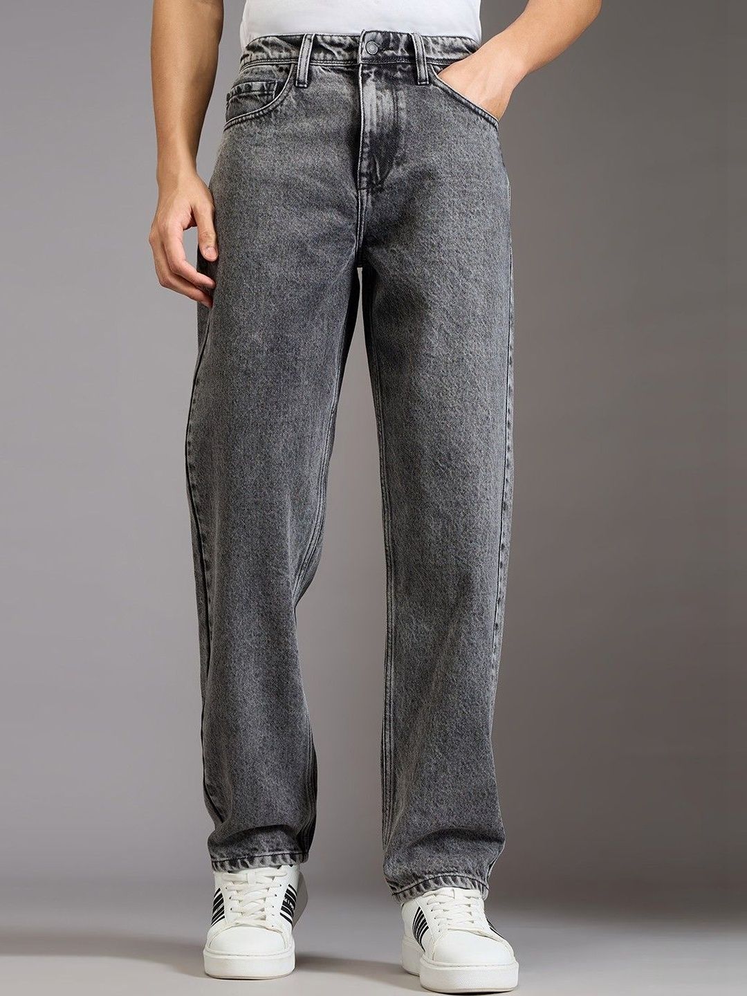 Pepe Jeans Men James Relaxed Fit Mid-Rise Jeans