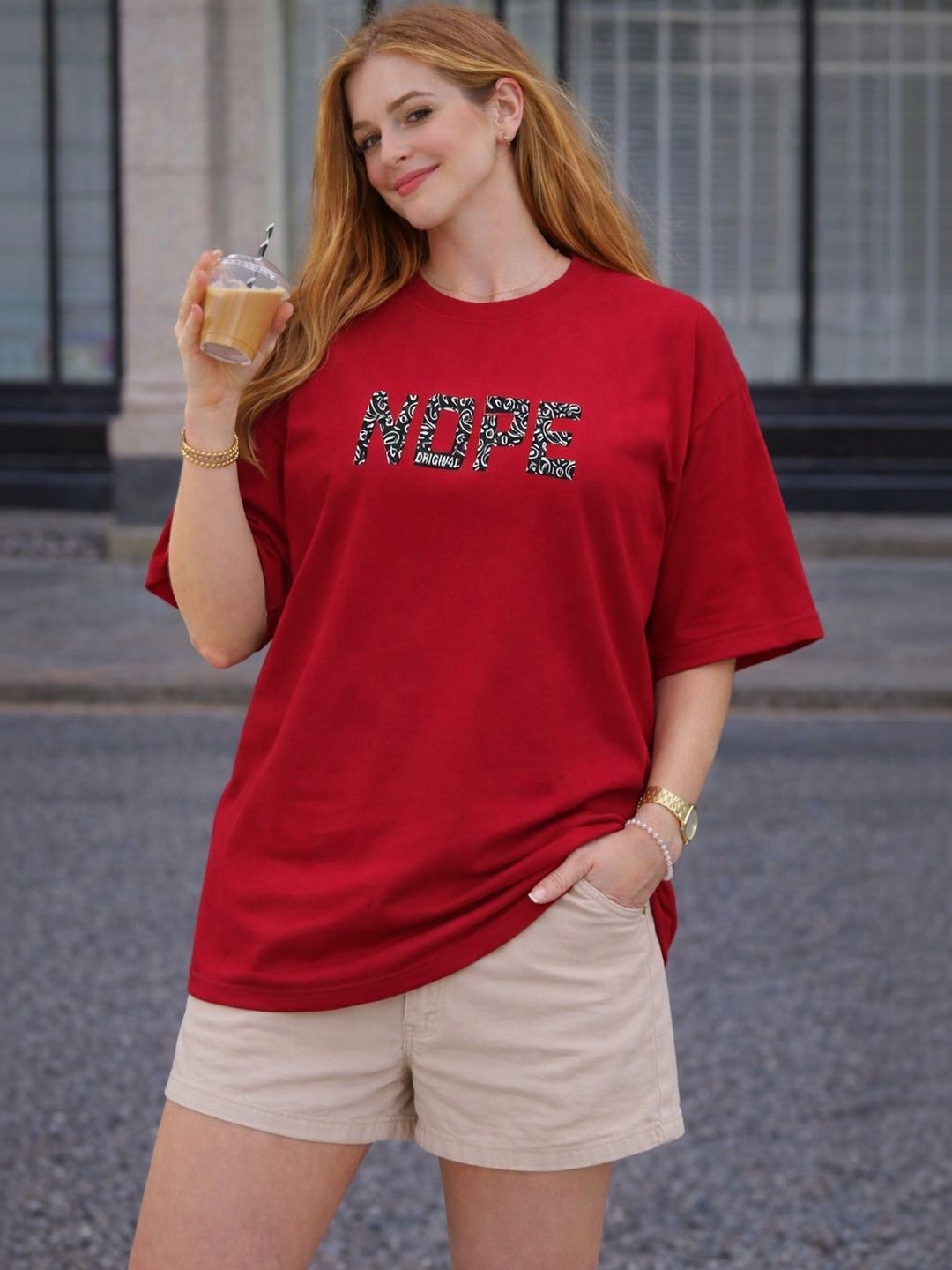 MACK JONNEY Women Printed T-shirt