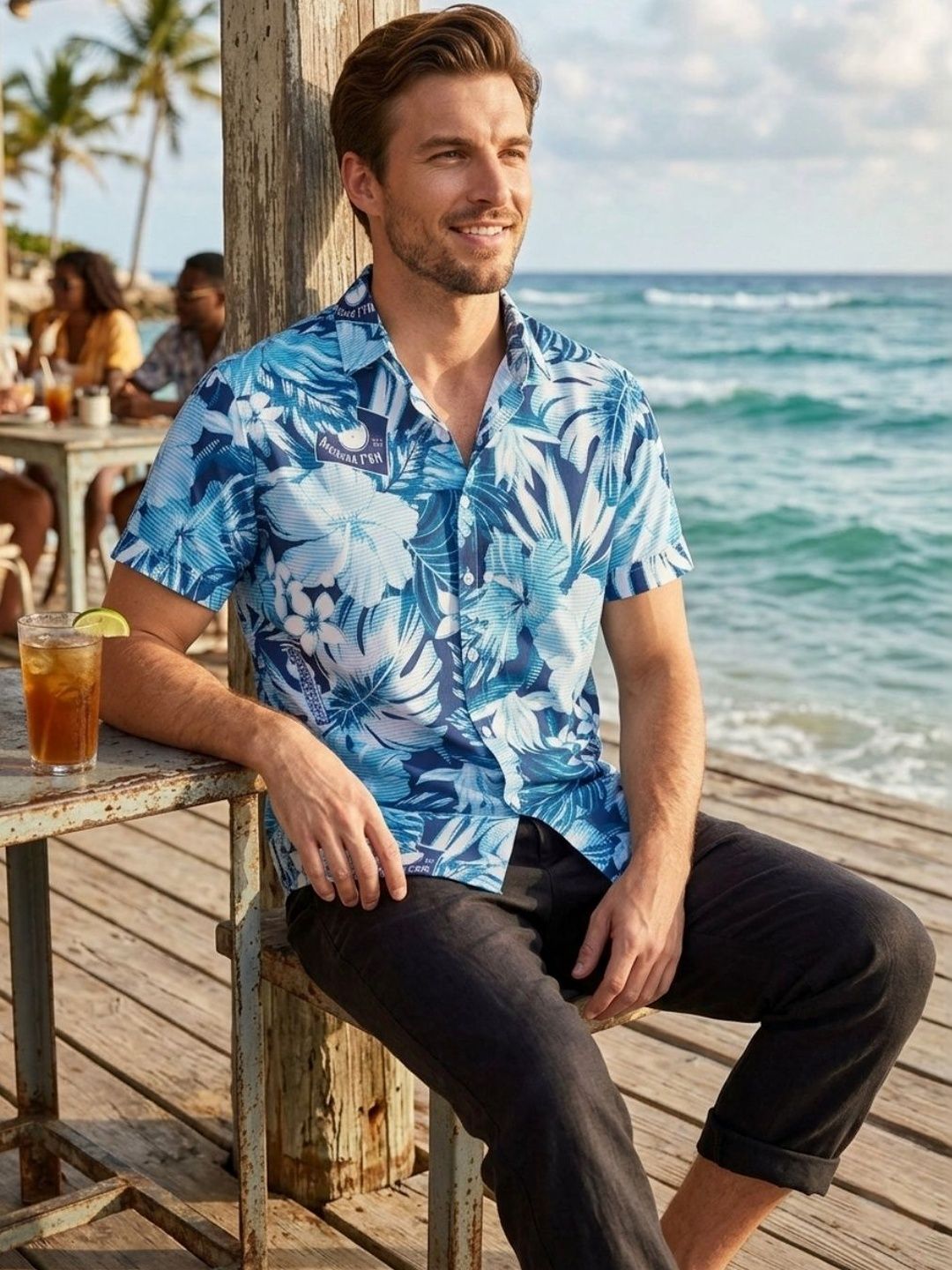 Buy GENZILOOKS Men Classic Floral Printed Casual Shirt - Shirts