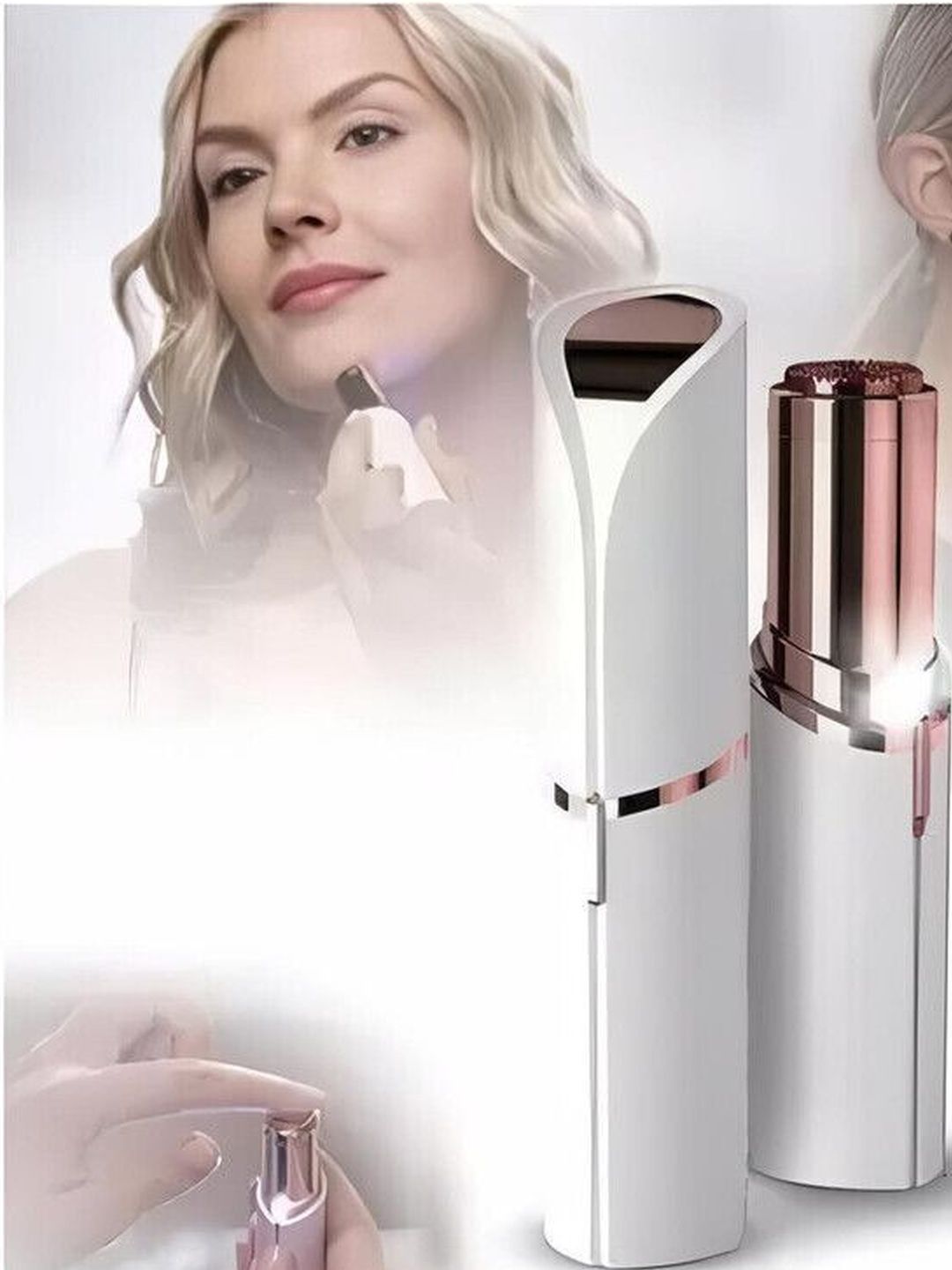 GLAMEZONE GLAMEZONE Painless Glide USB Rechargeable Facial Hair Removal System