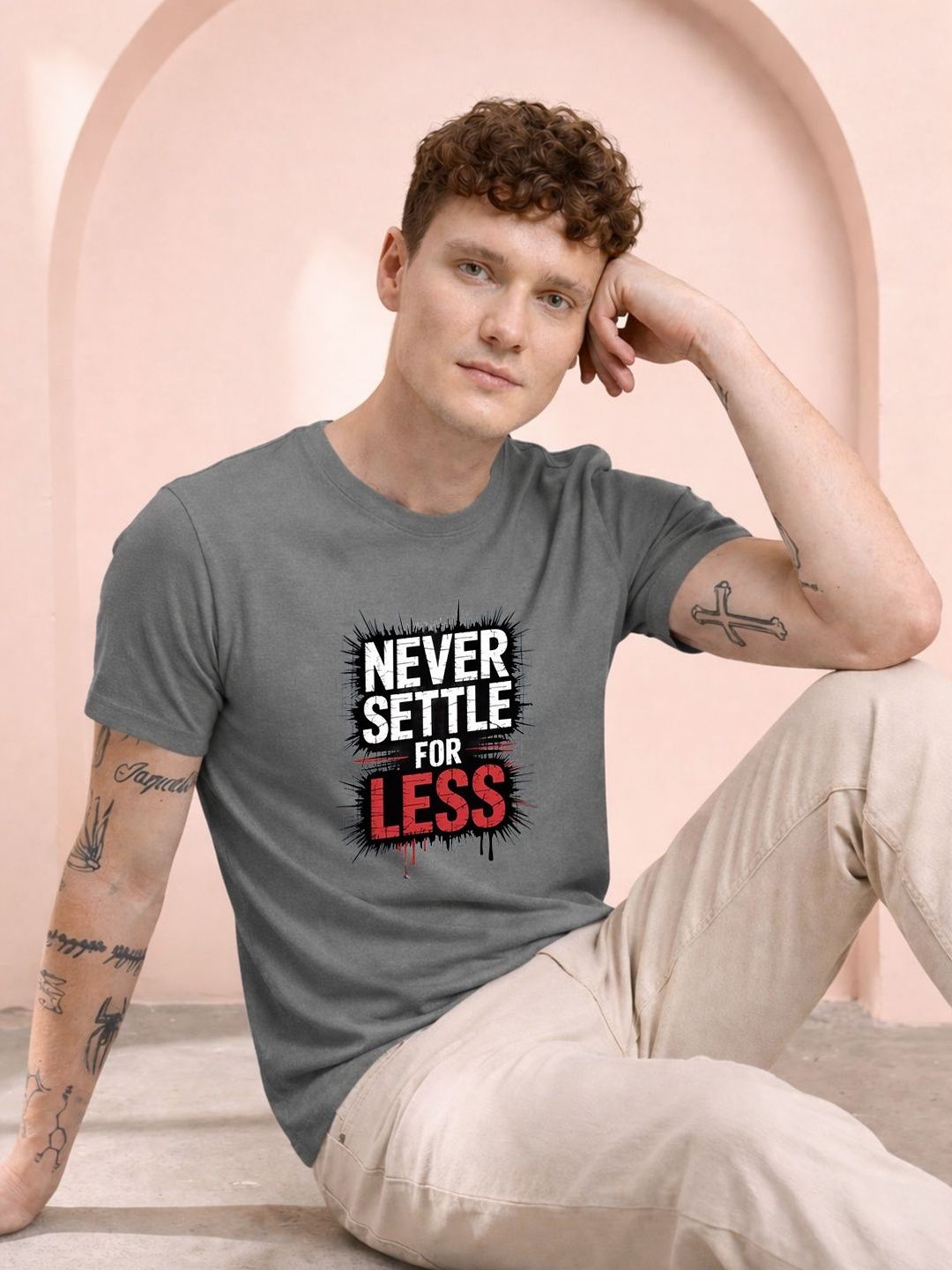 HERE&NOW Men Printed T-shirt