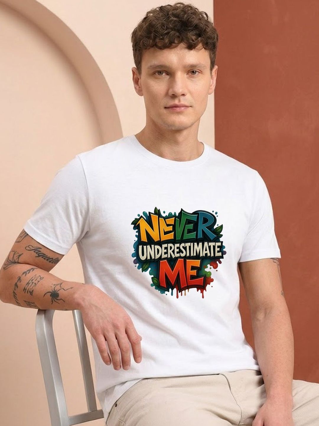 HERE&NOW Men Printed T-shirt