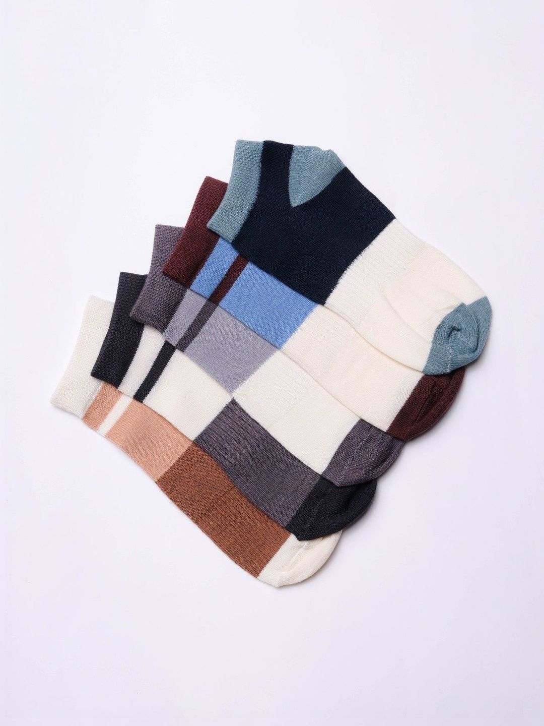 Sloxie Men Pack of 5 Cotton Assorted Socks