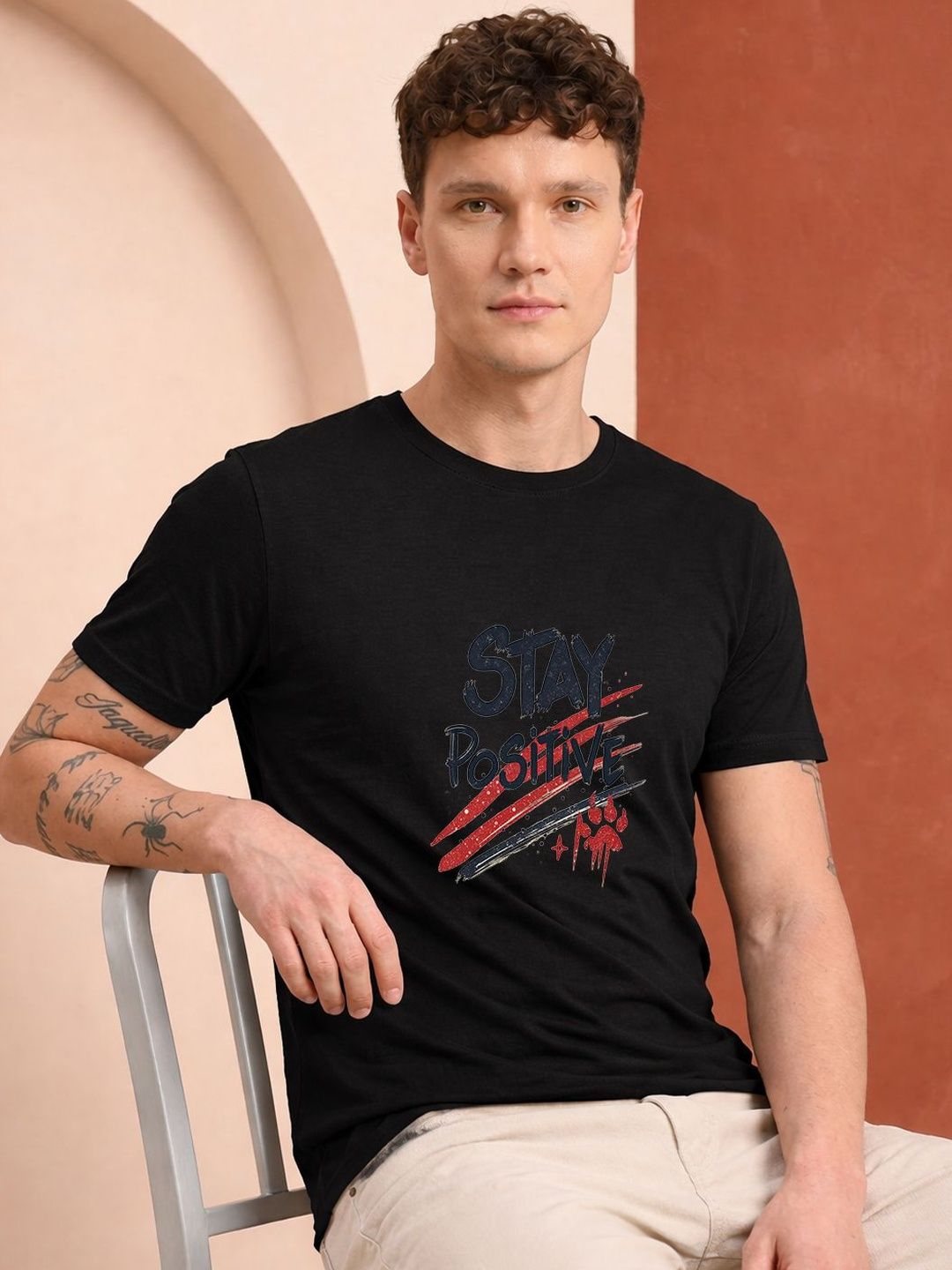 HERE&NOW Men Printed T-shirt