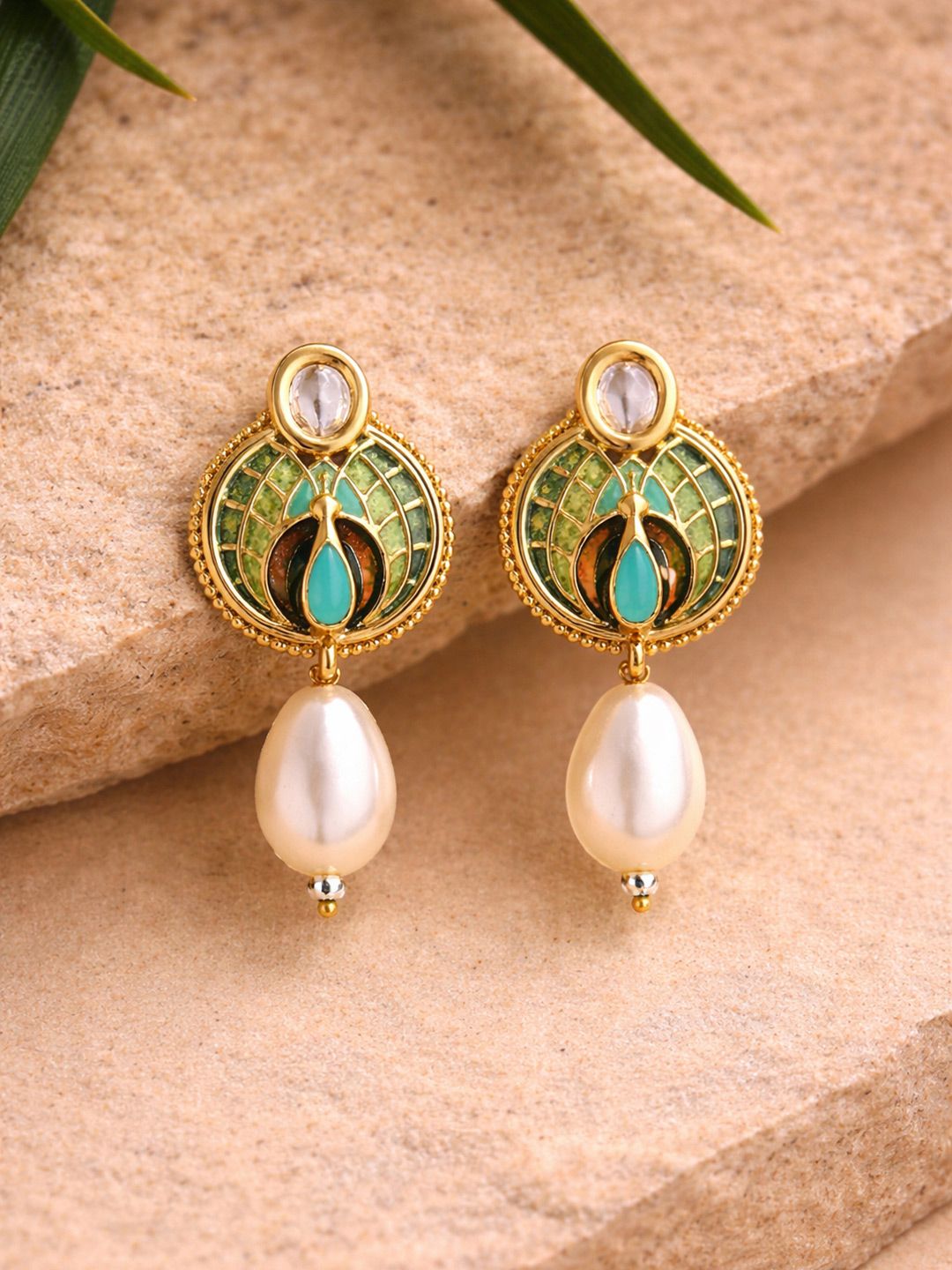 Voylla Manmayi Peacock Dance Earrings