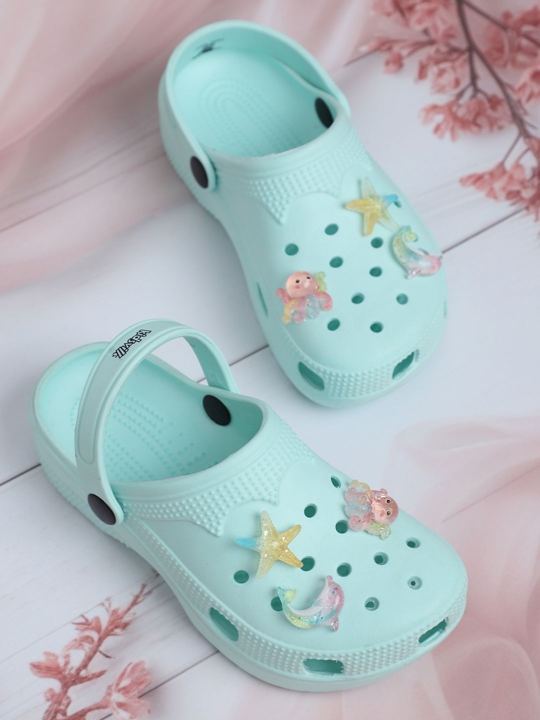Kids Ville Kids Ville Girls Printed Rubber Clogs
