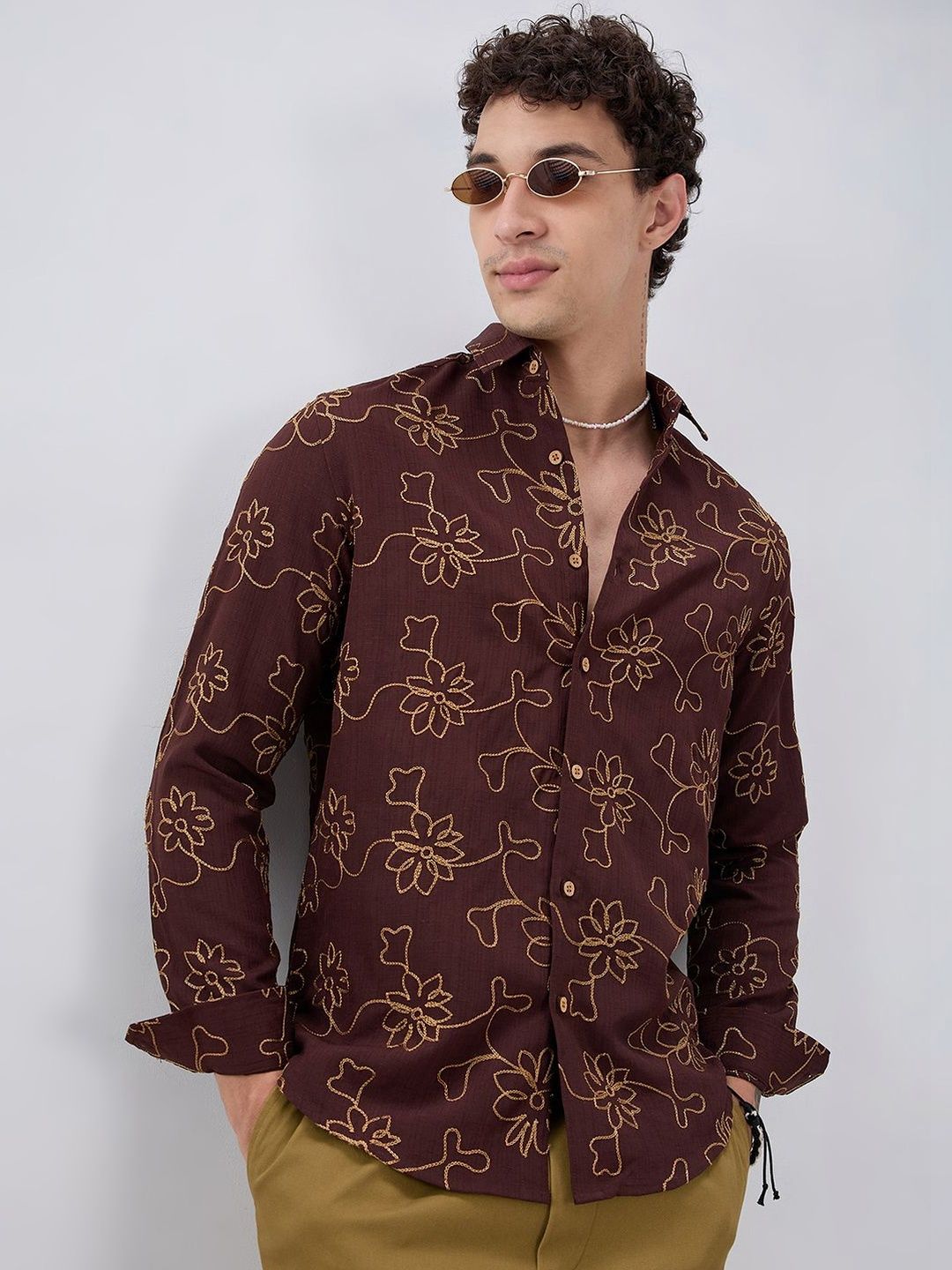 VASTRADO Men Classic Slim Fit Casual Shirt