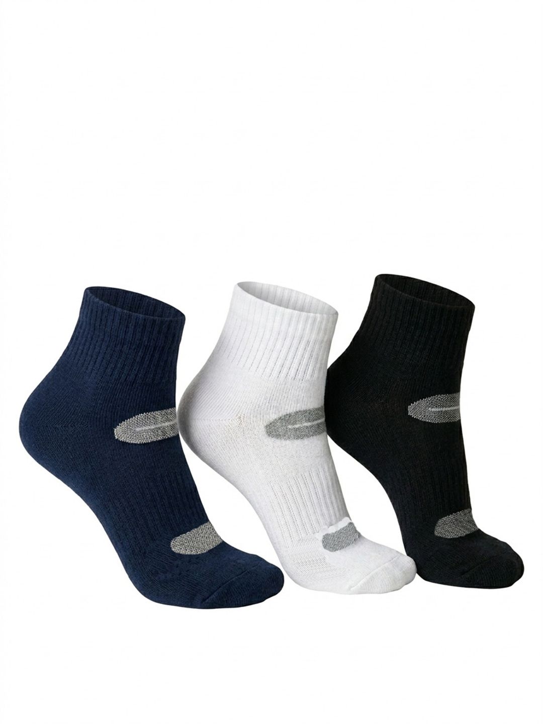 Dollar Men Pack of 3 Cotton Assorted Ankle Length Socks