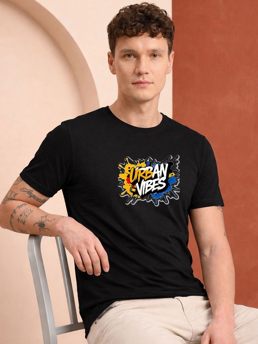 HERE&NOW Men Printed T-shirt
