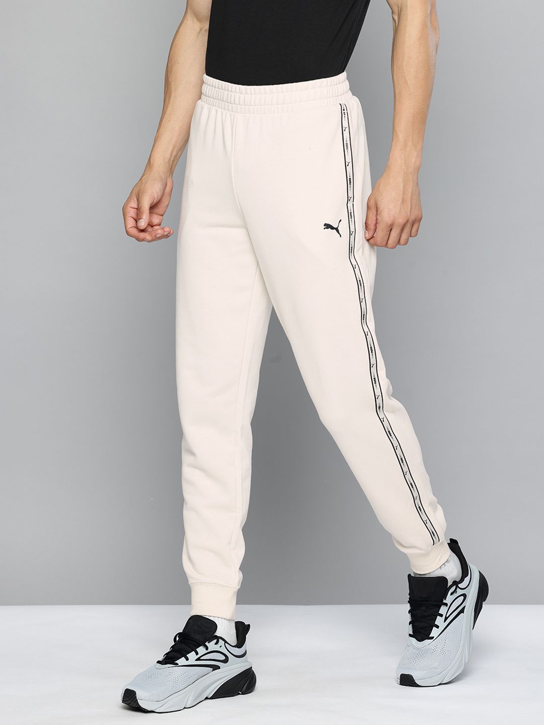 Puma Men Brand Logo Tape Joggers