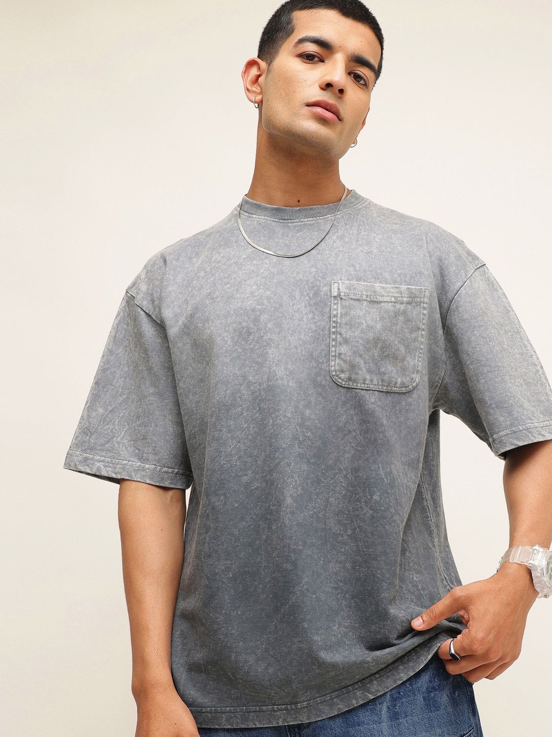 MASCLN SASSAFRAS Men Pockets T-shirt