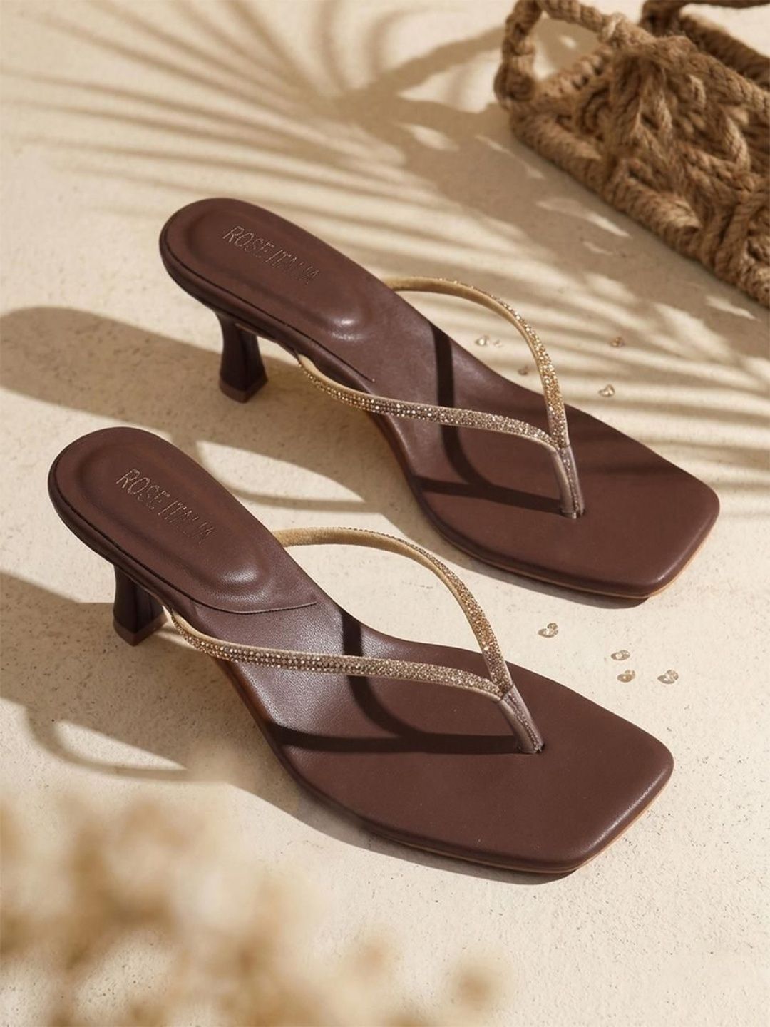 ROSE ITALIA Women Kitten Heel Sandals