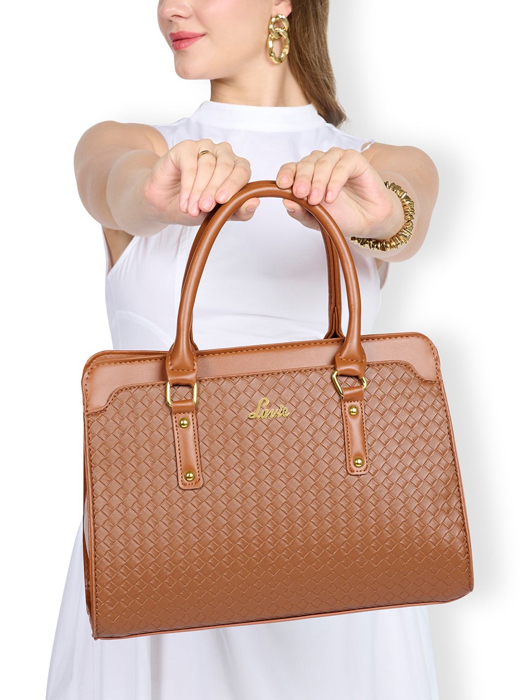 Buy Lavie Women's 3 Compartment Large Satchel Handbag - Handbags