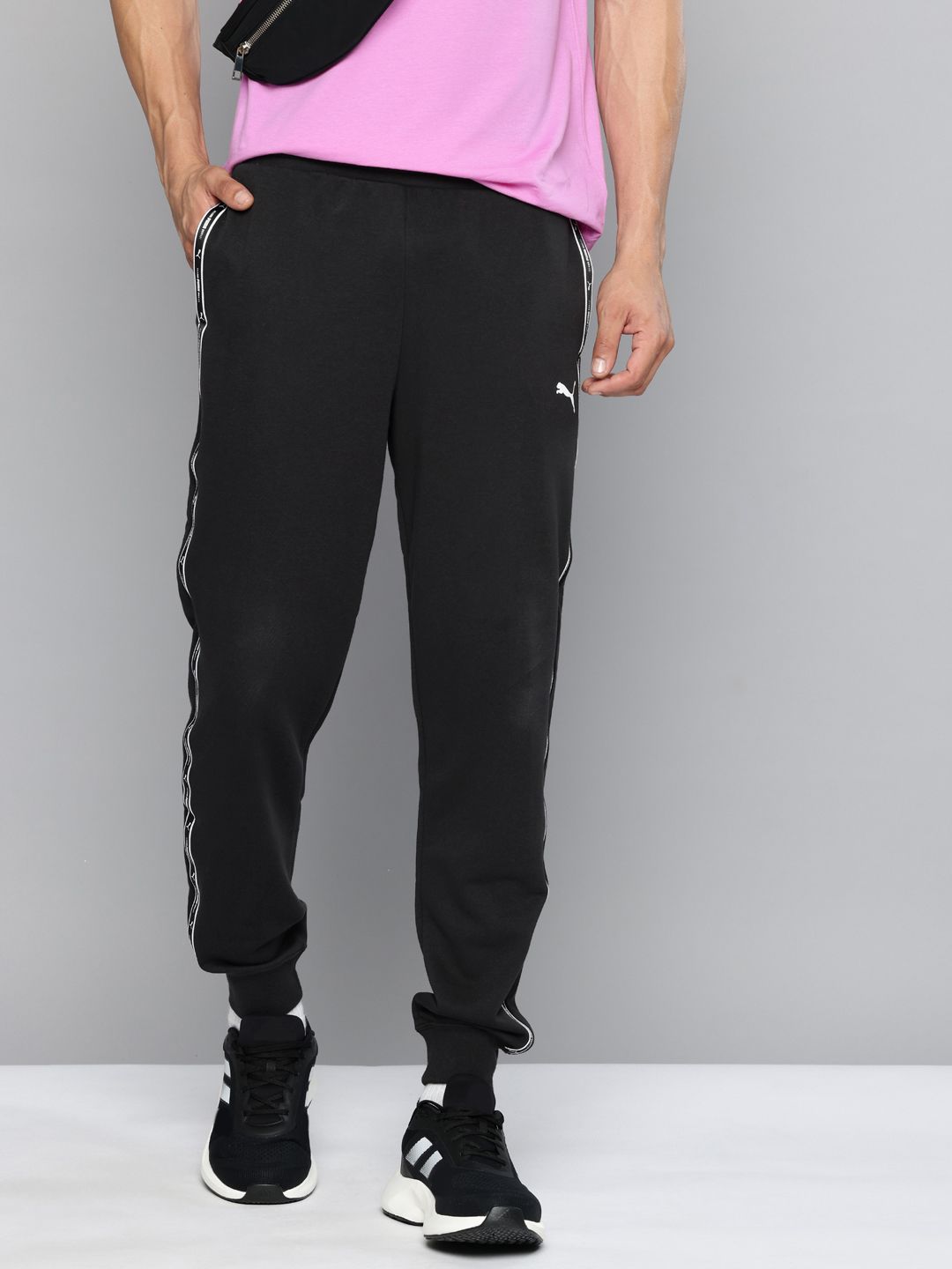 Puma Men Logo Tape Joggers