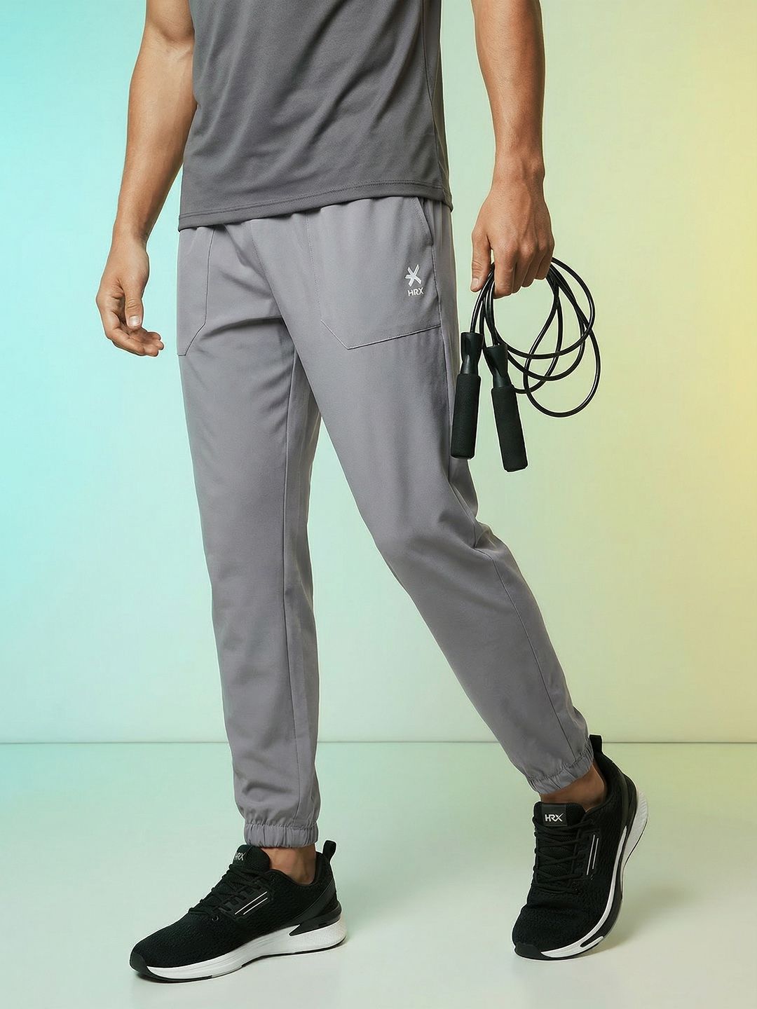 HRX by Hrithik Roshan Men Regular Fit Rapid-Dry Training Track Pants
