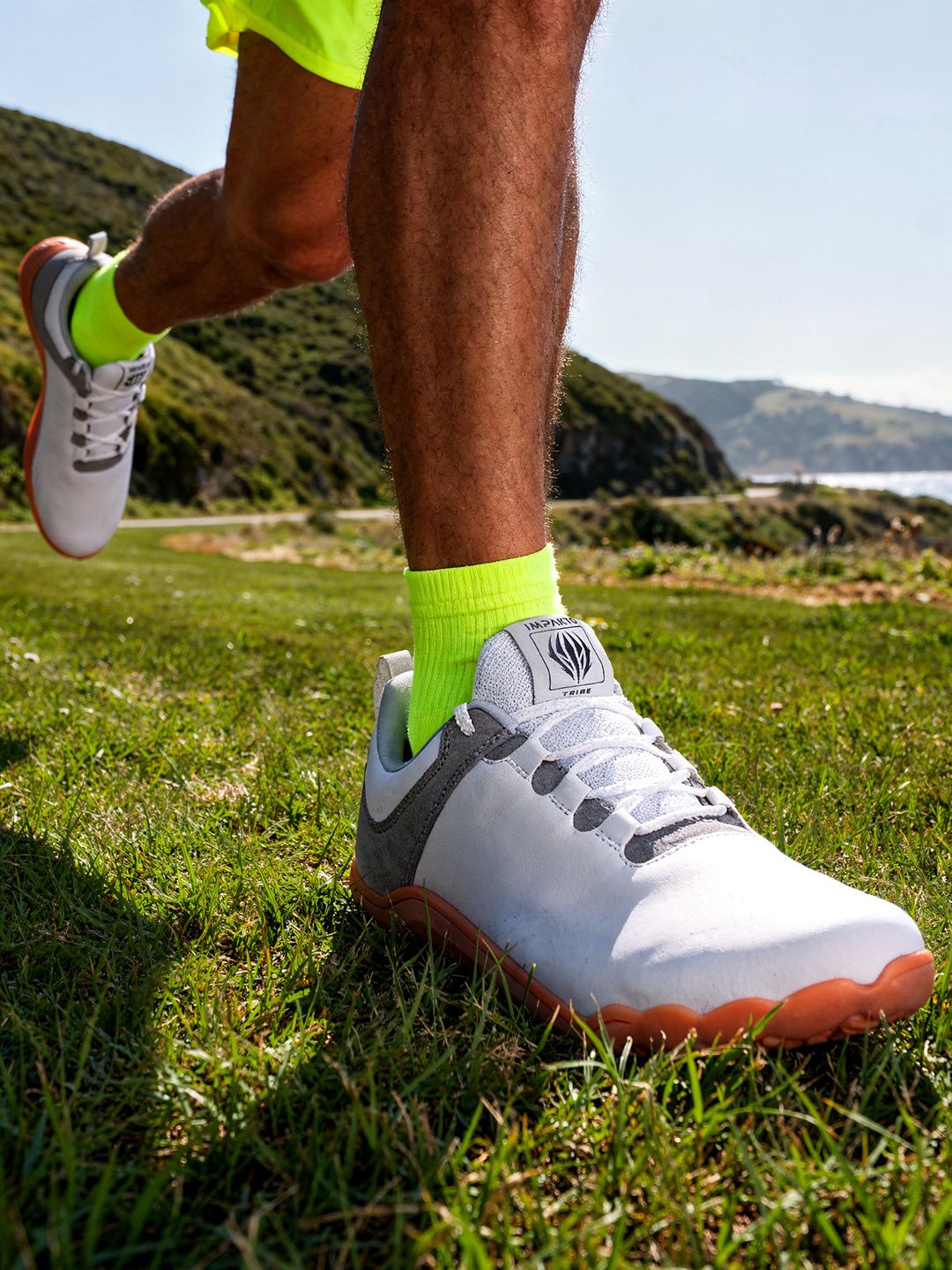 IMPAKTO Men CoreStep Barefoot Shoes for Training & Running Non Marking Sole & Washable