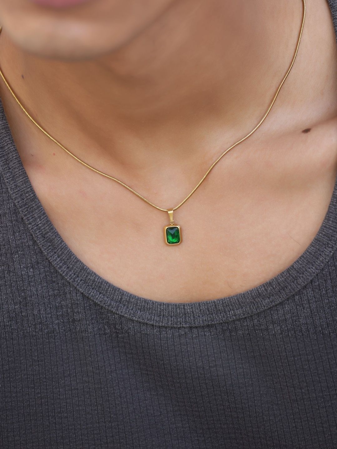 MILLER Men Gold-Plated Necklace