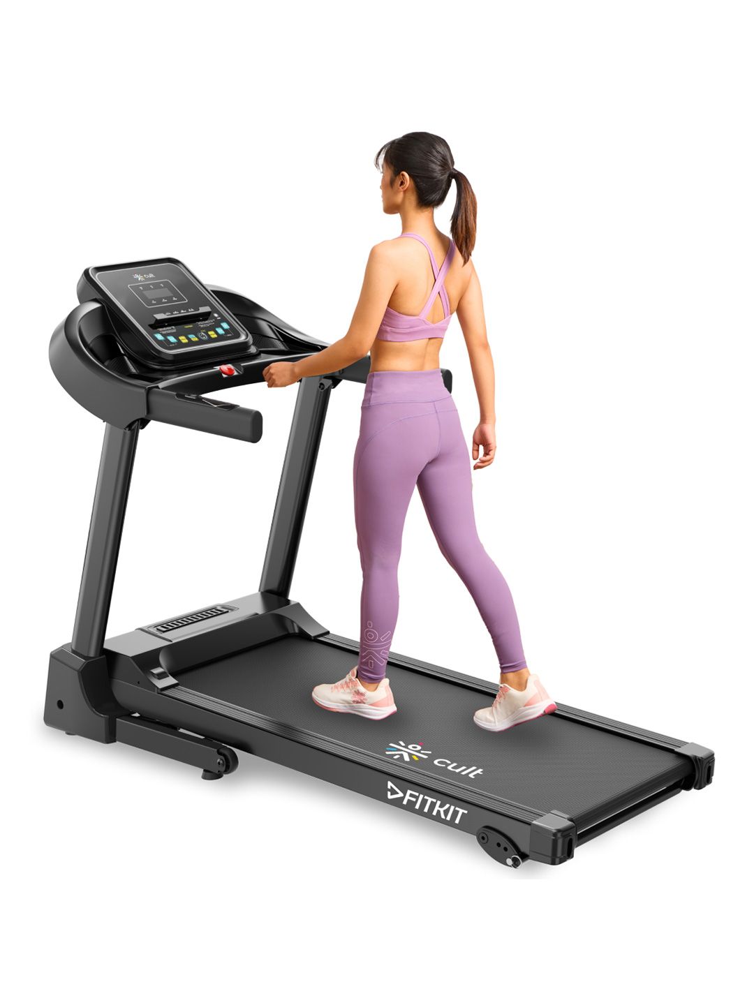 FITKIT Fitkit by Cult TurboRun BLDC Motorized Treadmill 5.5HP Peak - Max Weight Capacity 120kg