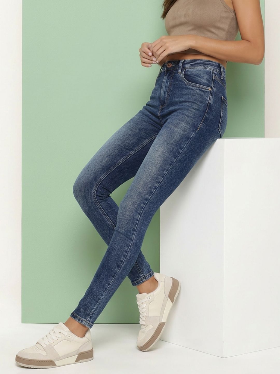 Killer Killer Women Skinny Fit Light Fade Stretchable Jeans