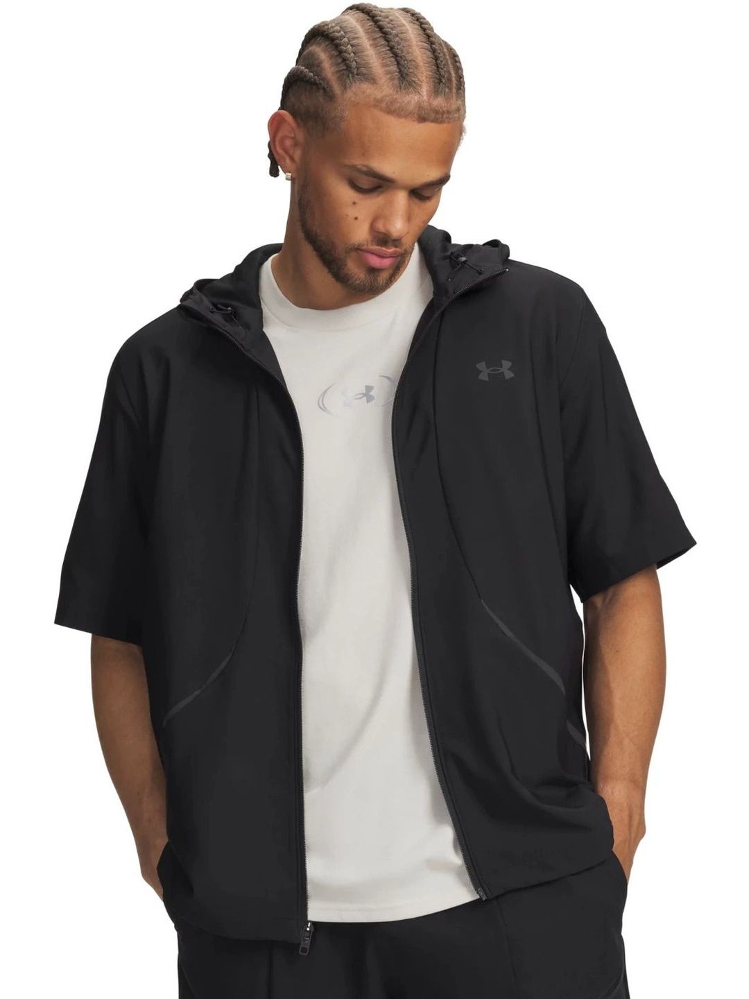 UNDER ARMOUR Unstoppable Woven Short Sleeve Jacket