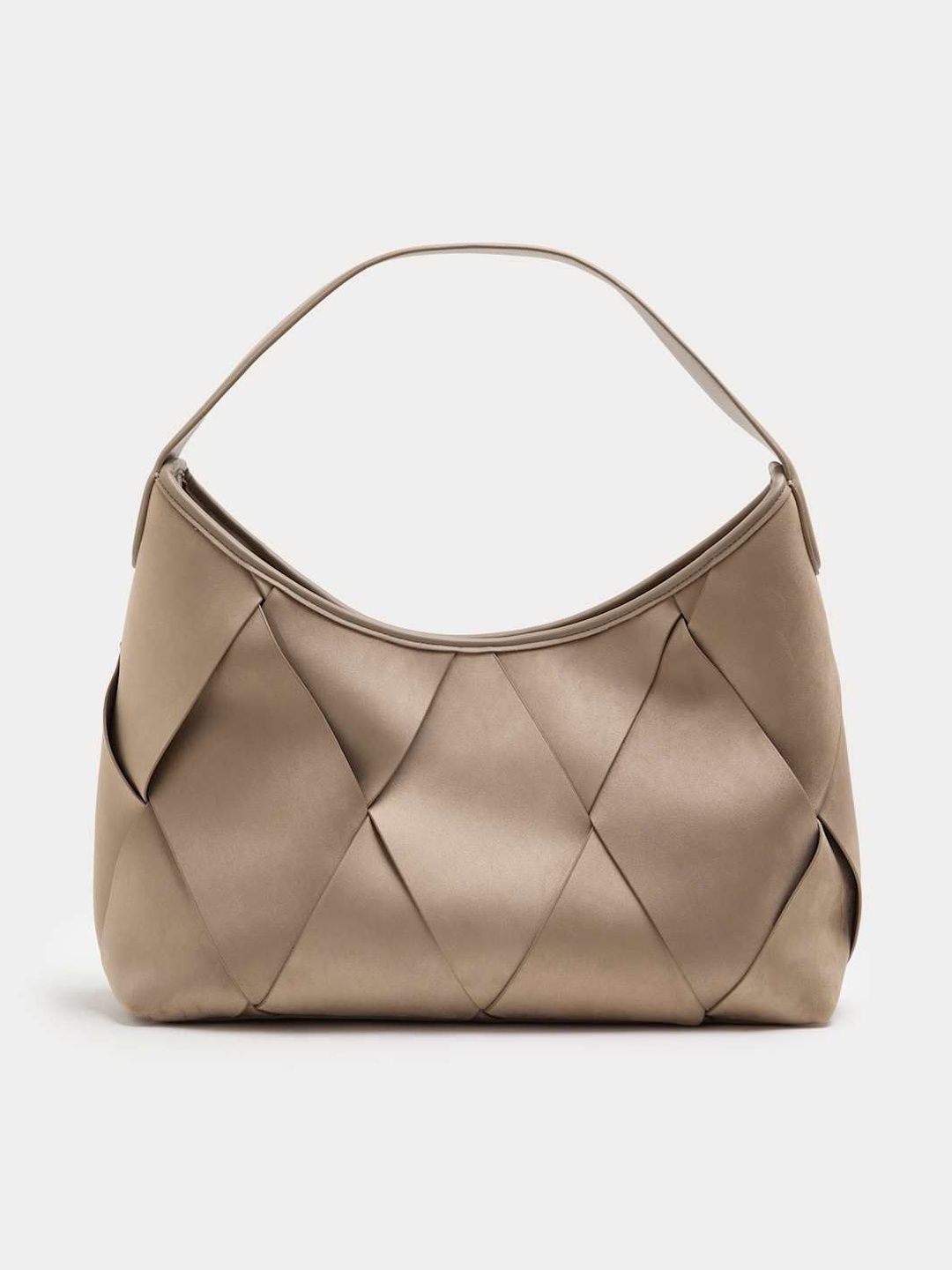 Marks & Spencer Marks & Spencer Women Faux Suede Woven Large Shoulder Bag