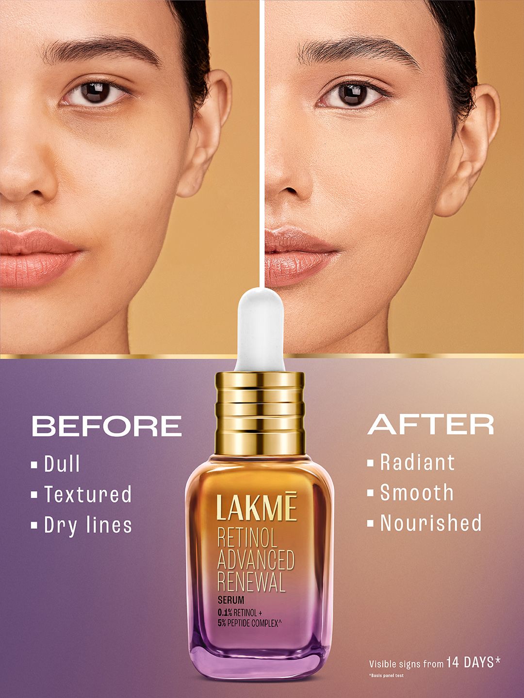 Buy Lakme Retinol Advanced Renewal Serum 0.1% Retinol + 5% Peptide
