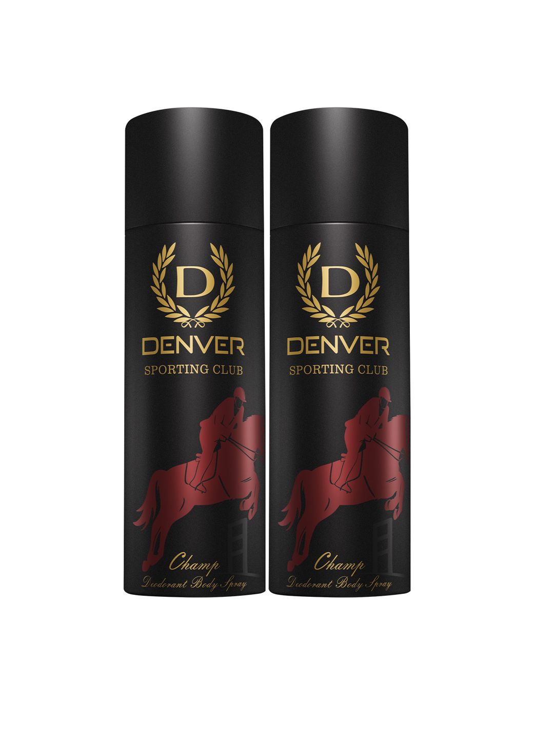 Denver Men Set Of 2 Sporting Club Champ Body Deodorant Sprays - 180 ml Each