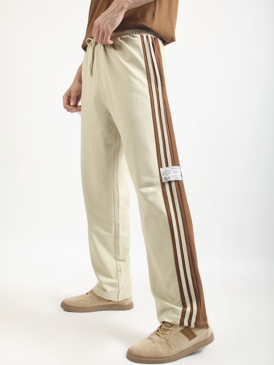 Buy Maniac Men Baggy Colourblocked Joggers - Track Pants for Men