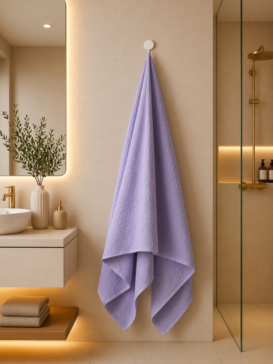 Portico New York Signature Portico New York Signature Grey & Grey 1 Cotton 380 GSM Bath Towel