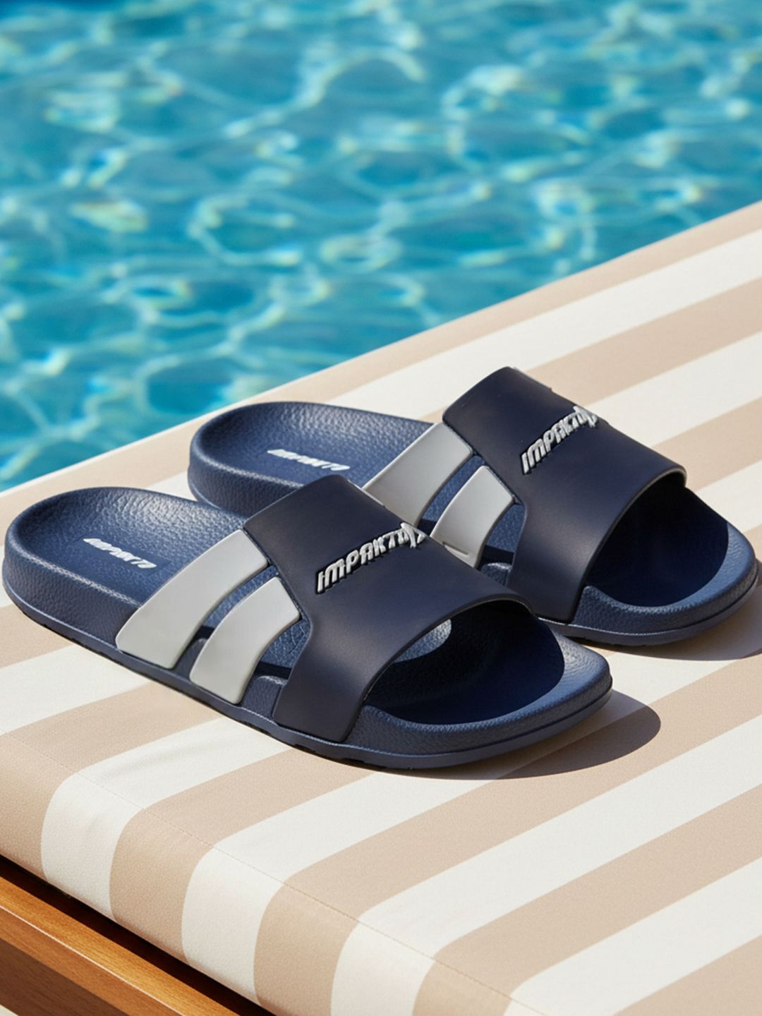 IMPAKTO Men Sleek Shift Comfortable Lightweight Casual Outdoor Flipflops