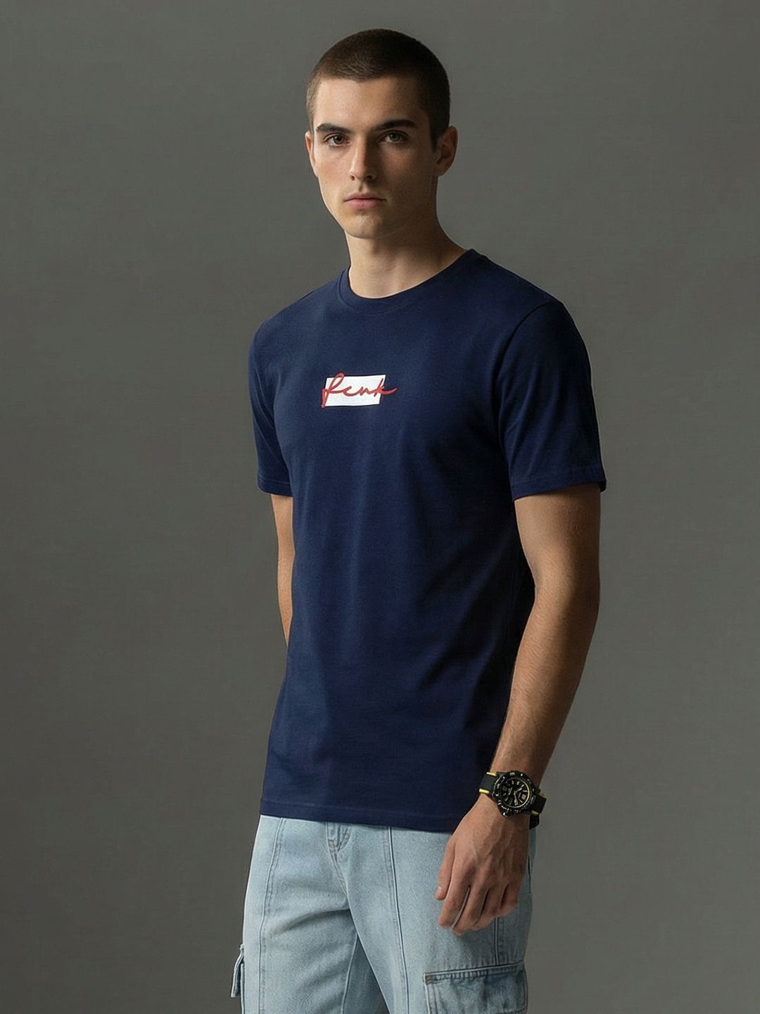 FCUK Brand Logo Printed T-shirt