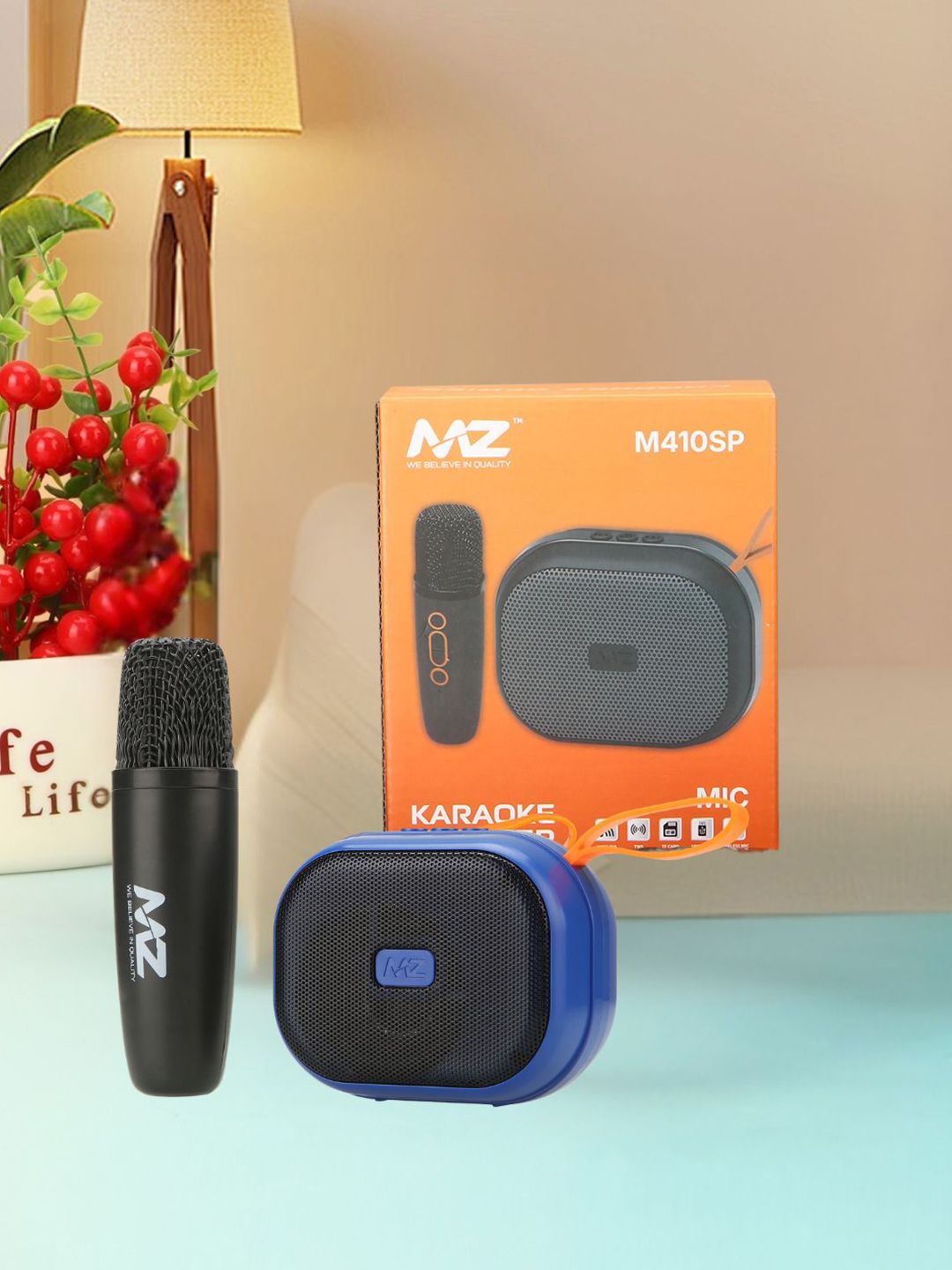 MZ M410SP USP High Bass With Wireless MIC, Speaker
