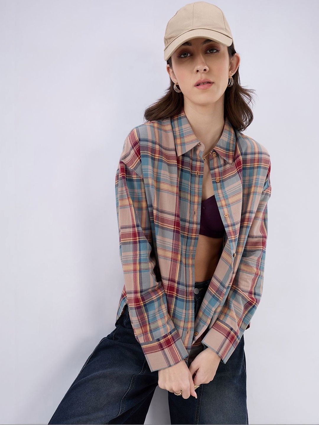 sachin and babi light blue dress Women Plaid Clothing