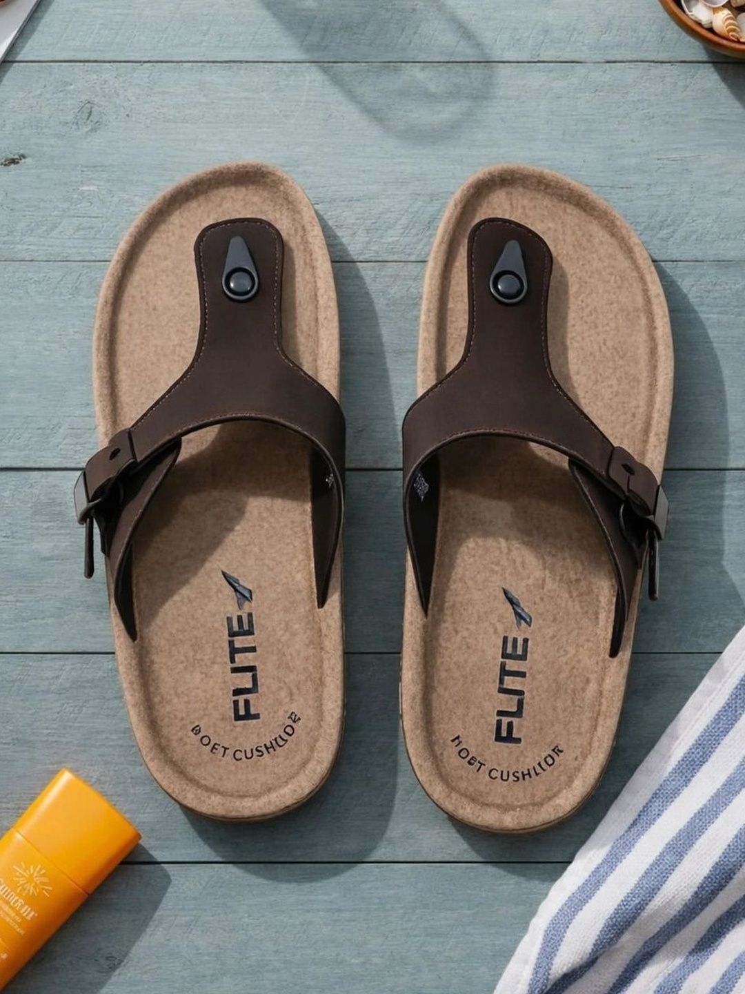 FLITE Men Rubber Flip Flops