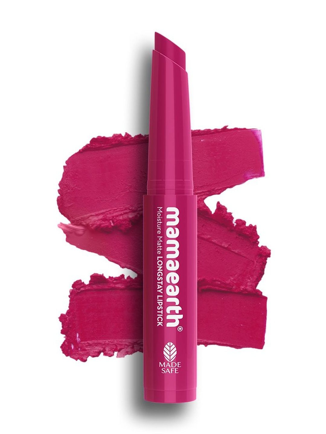Mamaearth Matte Mini Longstay Lipstick with Vitamin E -Berrylicious Magenta 12 - 0.7 g