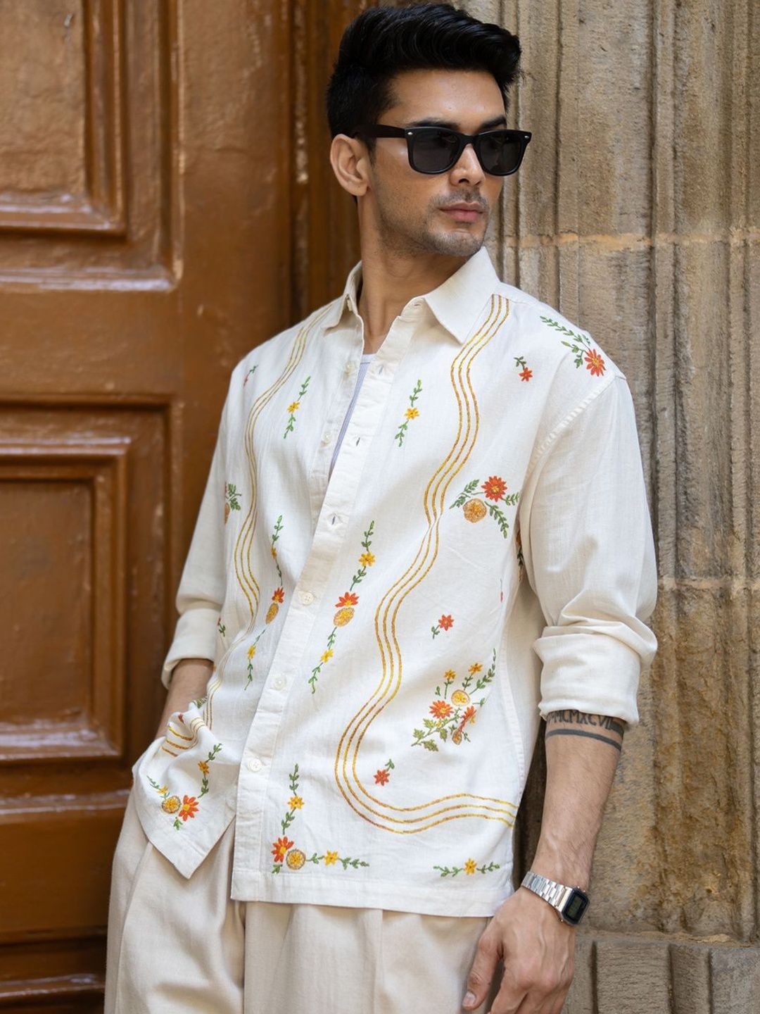 Powerlook Men Printed Casual Shirt