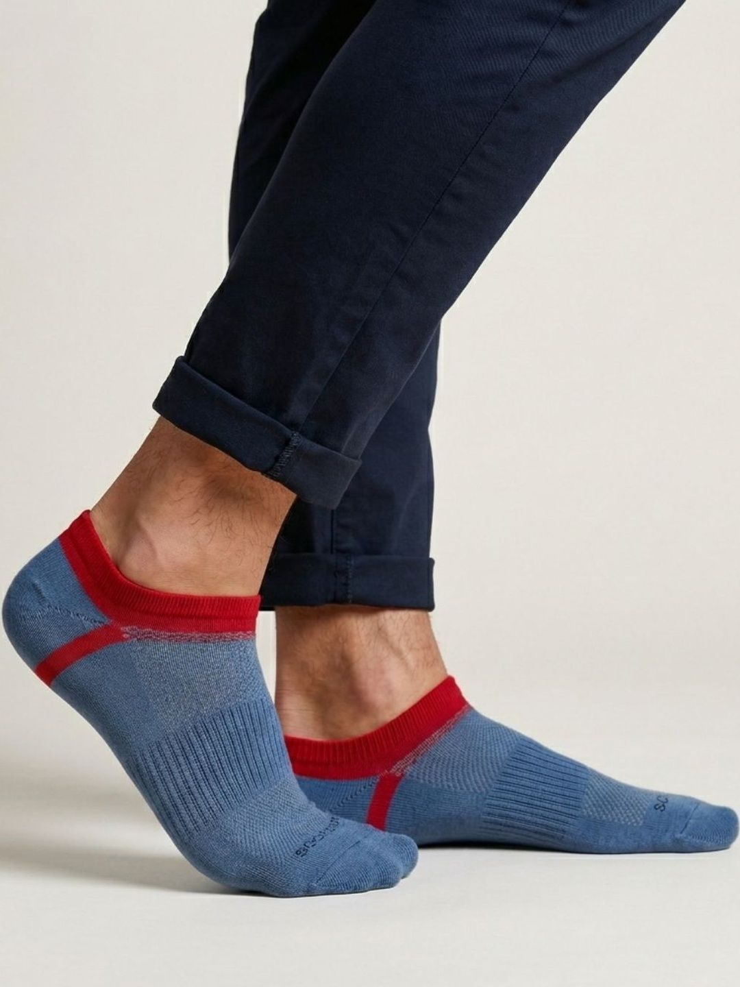 Sockscarving Men Cotton Blend Shoe Liners Socks