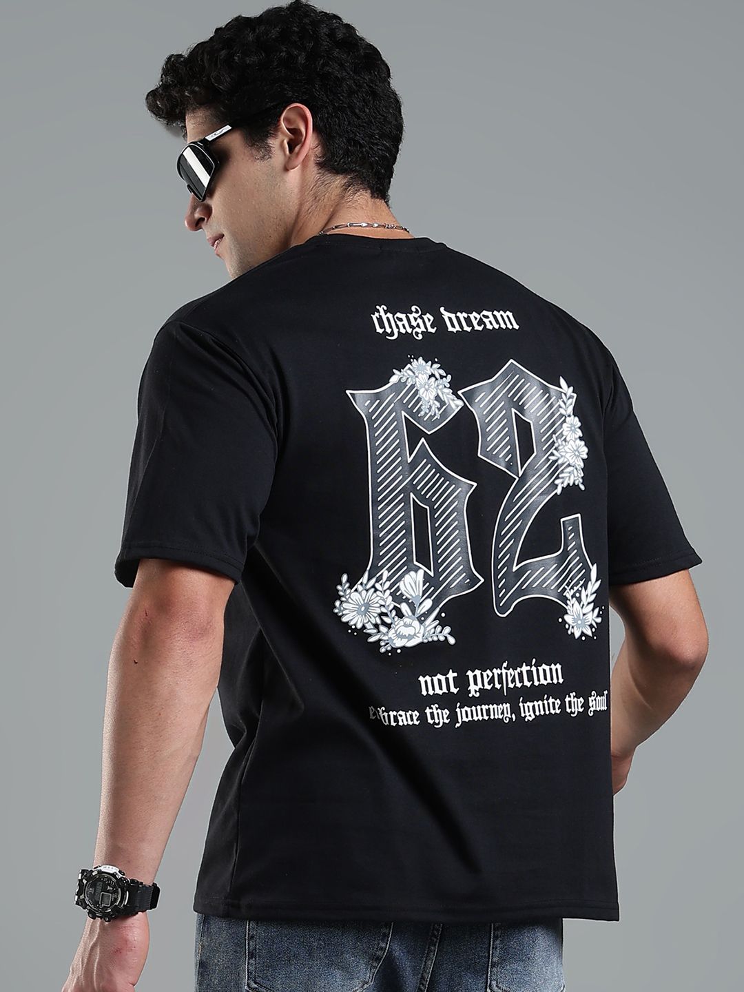 LEWEL Men Printed T-shirt
