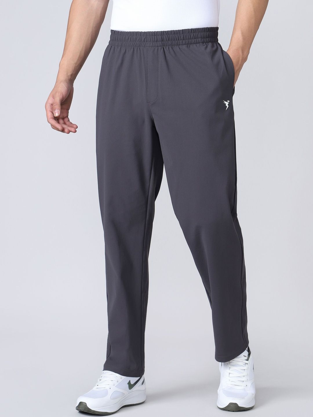 Technosport Men Regular Fit Rapid-Dry Training Track Pants