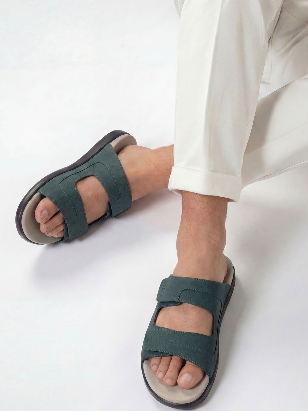 Dual Strap Comfort Sandal FRIDO Men PU Comfort Sandals