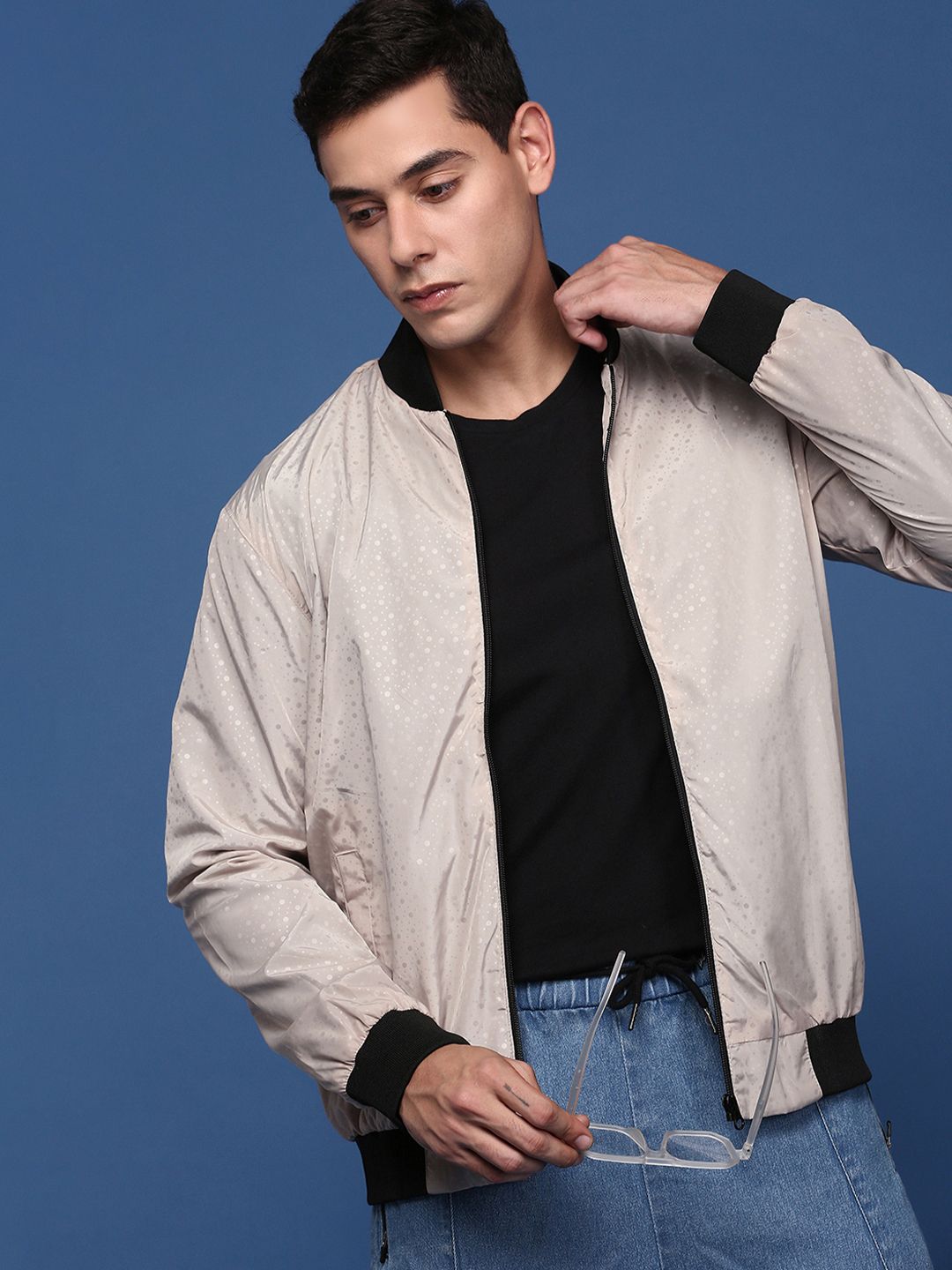 SHOWOFFFF Men Bomber Jacket