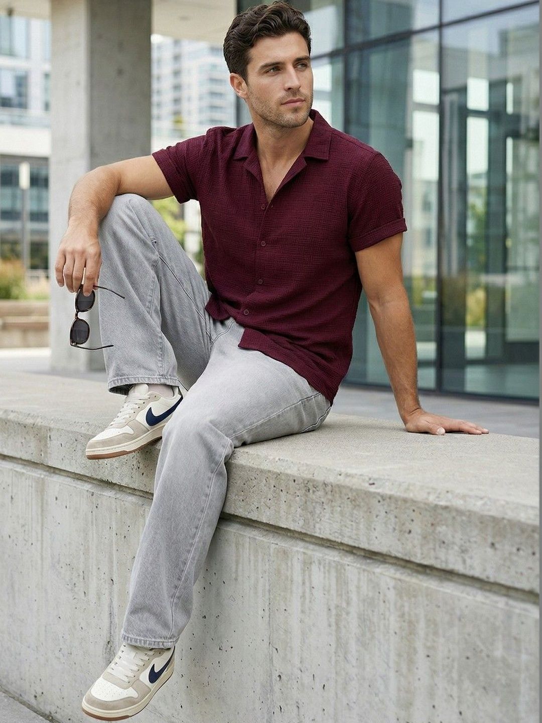 glitchez Men Comfort Casual Shirt