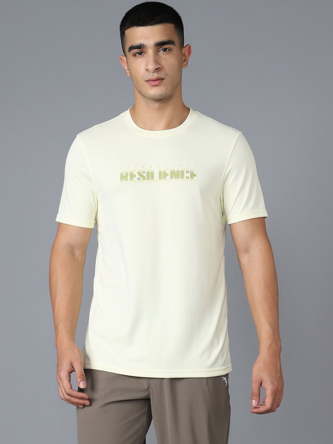 Technosport Men Typography Printed T-shirt