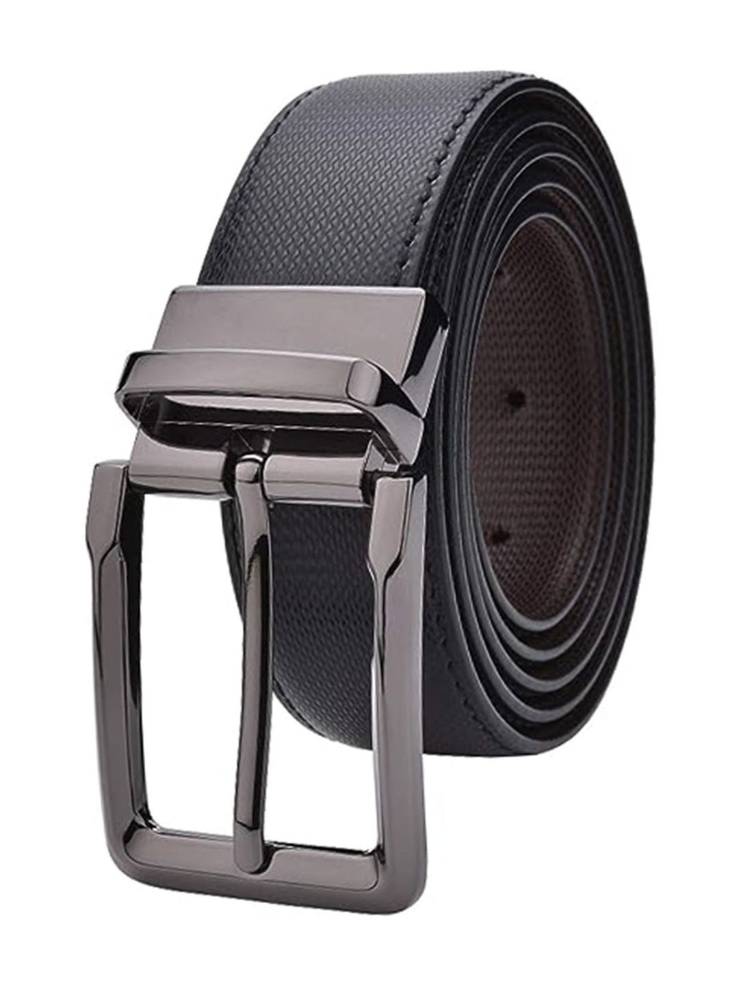 The Roadster Lifestyle Co Men Textured Formal Belts