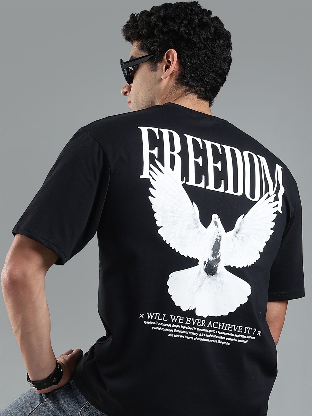 LEWEL Men Printed T-shirt